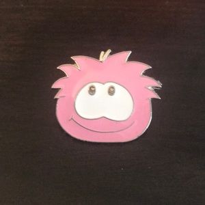 Disney enamel pin of club penguin red puffle